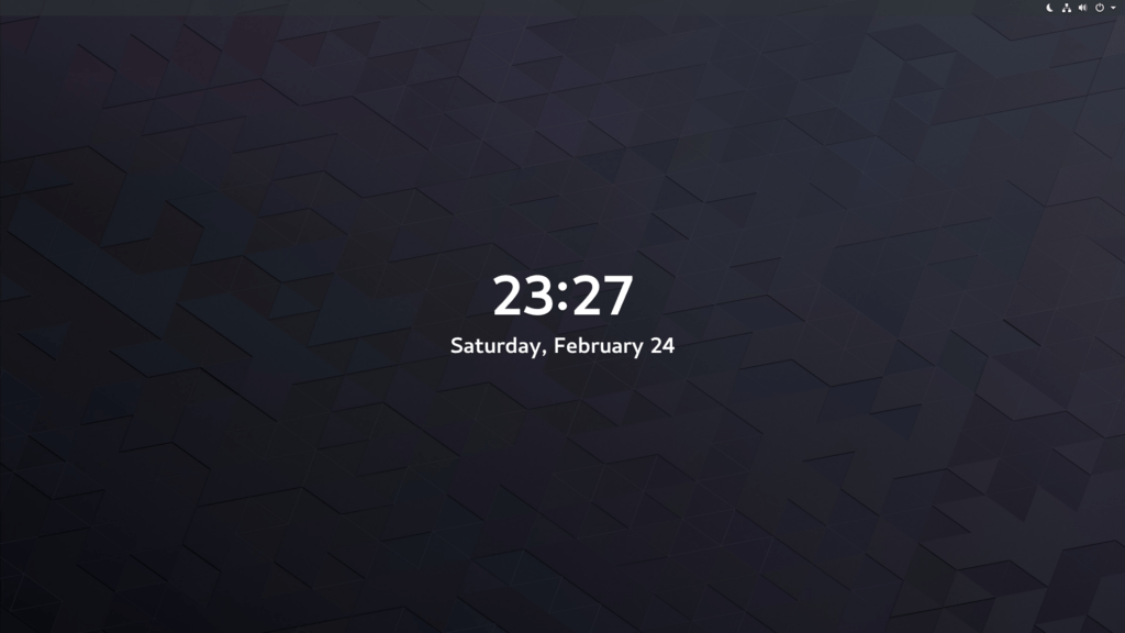 PureOS lock screen