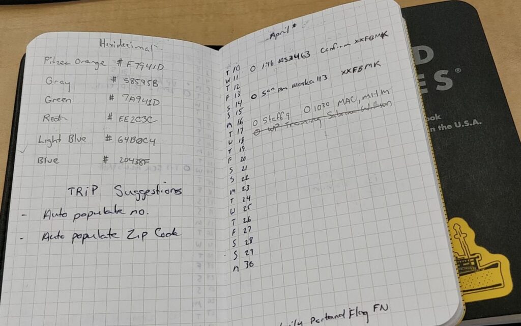 Collections and Monthly Log