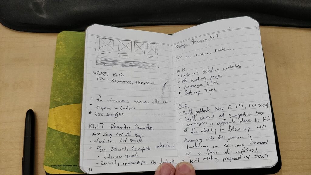 Rapid Logging & Daily Log Field Notes notebook