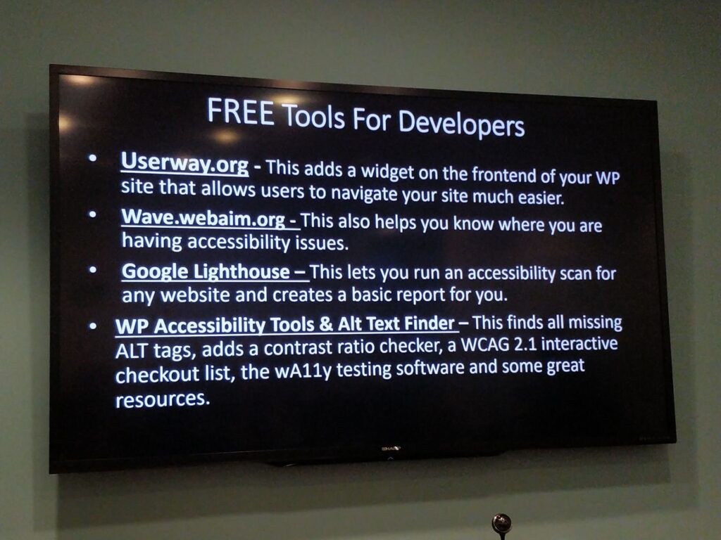 Free Tools for for web developers slide
