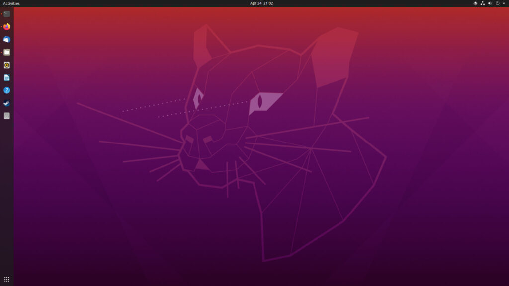 Ubuntu 20.04 Focal Fossa Desktop