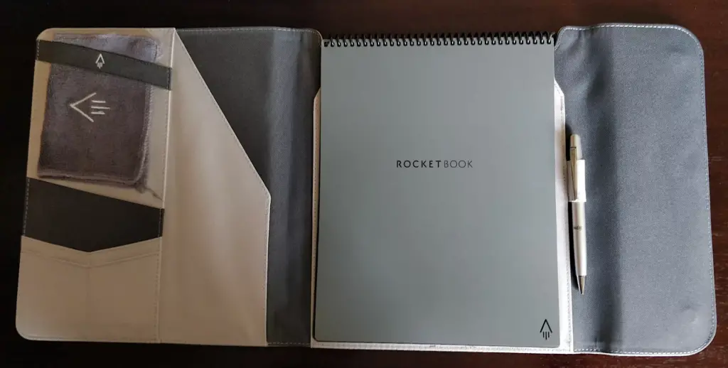 Rocketbook Flip in a gray folio