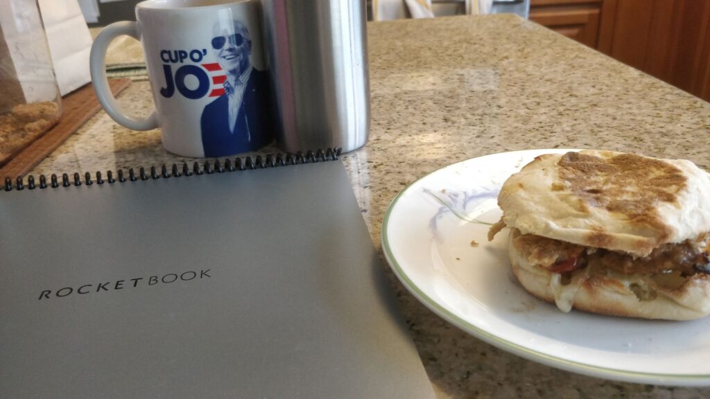 Rocketbook Flip and Breakfast