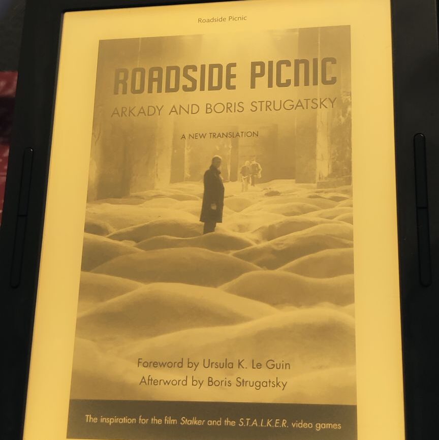 Roadside Picnic on a Barnes and Noble Nook