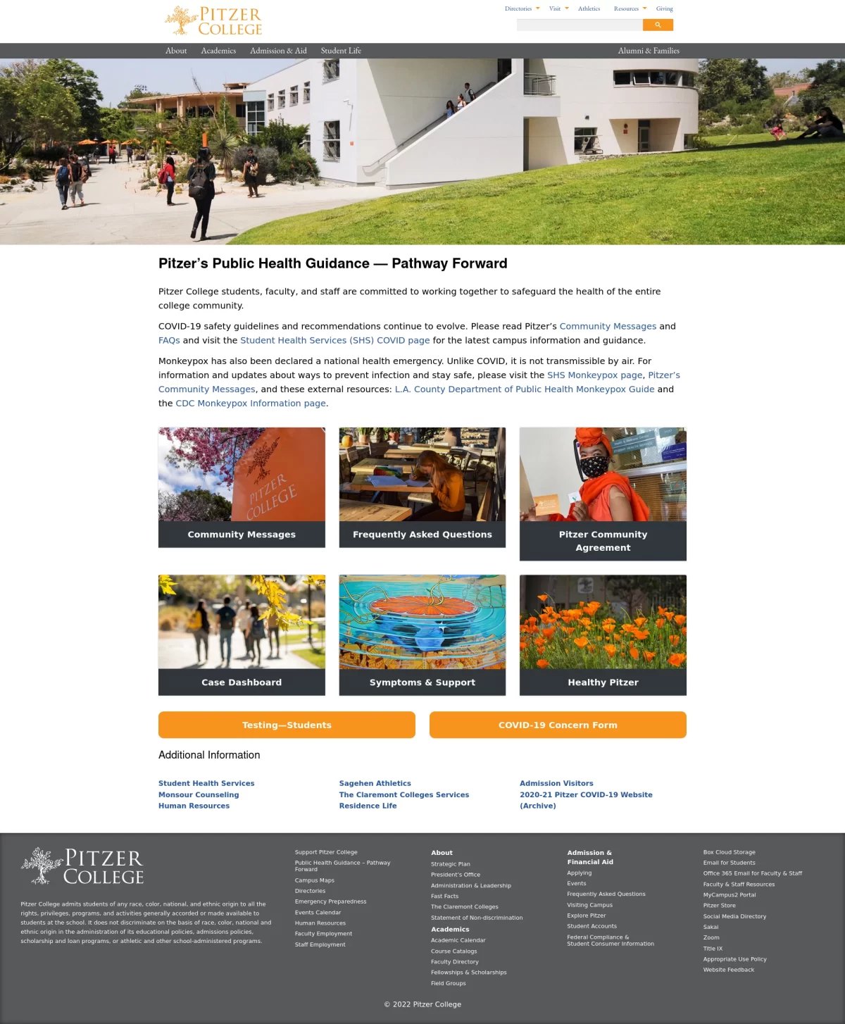 Screenshot - Pathway Forward website