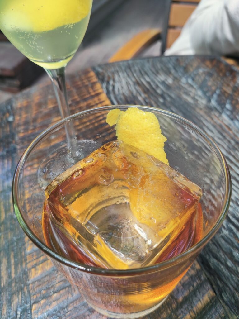 Rye Old Fashioned at The Raymond