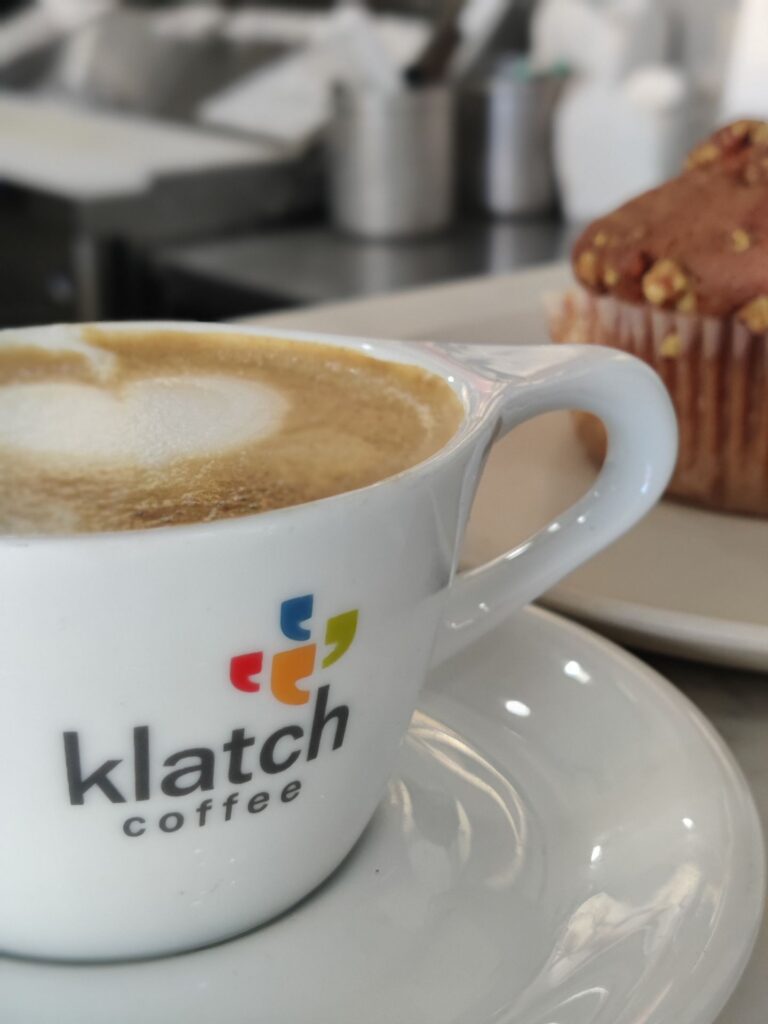 Traditional Cappuccino and a Banana Nut Muffin
